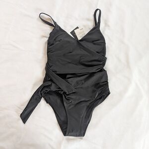 Knix Leakproof Wrap One Piece Size S Black